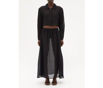 Sanafir Organic Linen-gauze Skirt