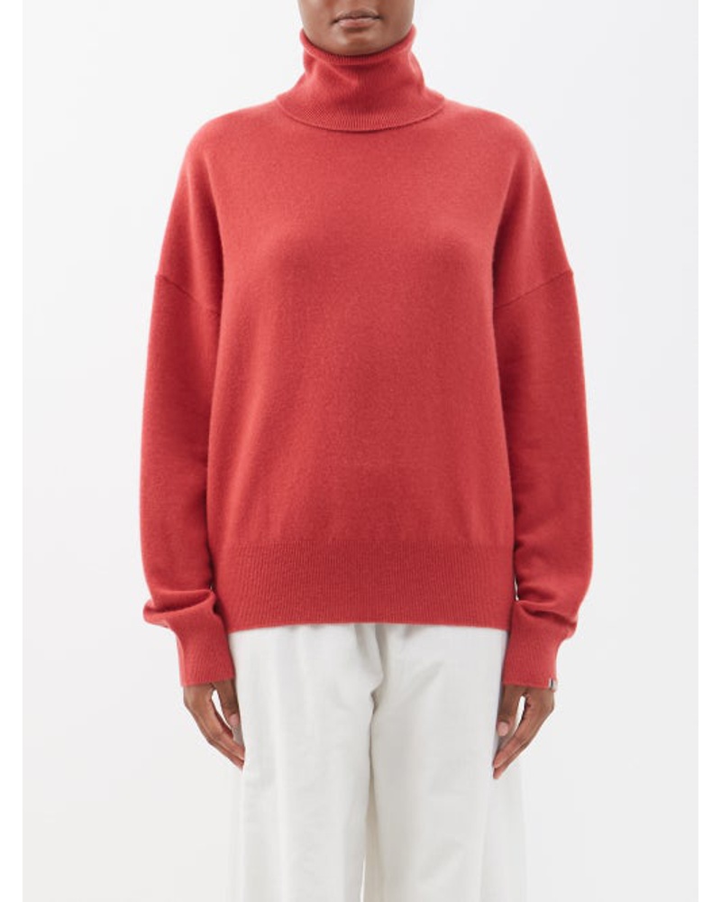 extreme cashmere Damen Jill Stretch-cashmere Roll-neck Sweater