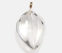Cowry Crystal & 18kt Gold Charm