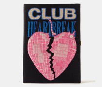 Club Heartbreak Embroidered Book Clutch Bag