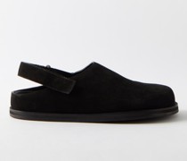Hardning Suede Clogs