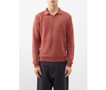Harrison Linen Polo Sweater