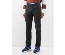 Cash Slim-leg Organic-cotton Twill Trousers