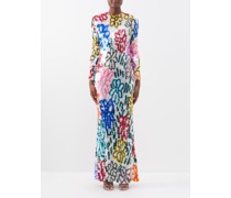 Zahara Sequinned-georgette Gown
