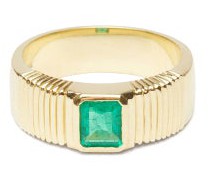 Emerald & 14kt Gold Ring