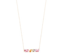 Rainbow Diamond, Topaz & 14kt Rose-gold Necklace