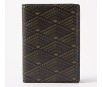 Bi-fold Monogram-print Leather Cardholder