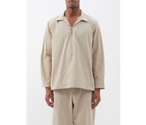 El Choro Open-neck Recycled-cotton Shirt