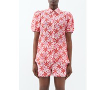 Mae B Starfish-print Cotton-blend Shirt