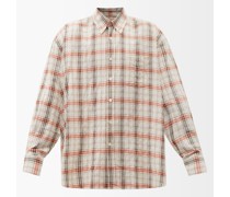 Borrowed Check Cotton-blend Shirt