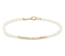 Pearl & 14kt Gold Beaded Bracelet
