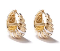 Chevaliere Diamond & 9kt Gold Earrings