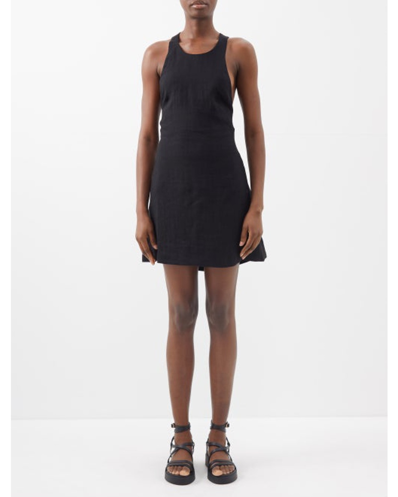 THREE GRACES Damen Elena Cutout Linen Mini Dress