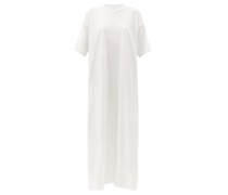 Recycled-yarn Cotton-blend Maxi T-shirt Dress