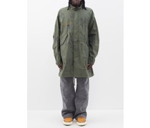 Basquiat-print Cotton-canvas Parka