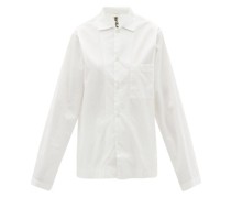 Organic-cotton Poplin Pyjama Shirt
