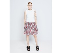 Elasticated-waist Leopard Print Silk Shorts