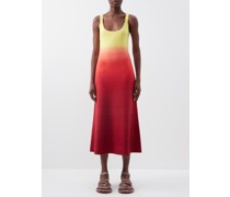 Valerie Tie-dye Wool-blend Midi Dress