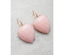 Love Heart Opal, Diamond & 18kt Rose Gold Earrings