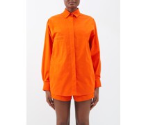 Oversized Cotton-poplin Shirt
