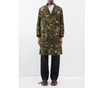 Camo-print Canvas Field Coat