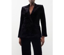 The Ronson Velvet Double-breasted Jacket