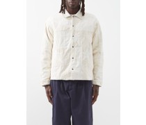 Work Patchwork Organic-cotton Jacket