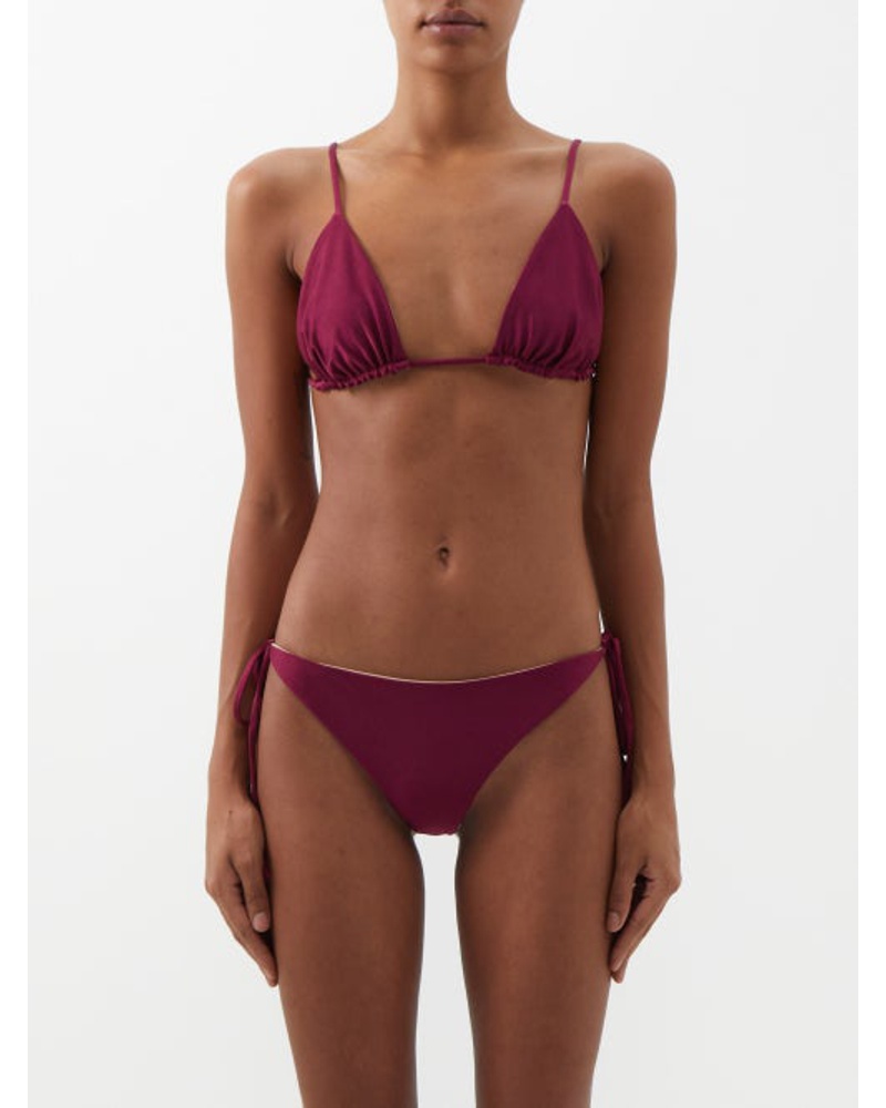 Johanna Ortiz Damen Triangle Jersey Bikini Top