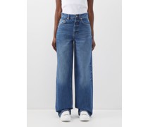 90s Organic Cotton High-waisted Wide-leg Jeans