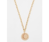 Celestial Protection Diamond & 14kt Gold Necklace