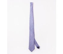 Spot-jacquard Silk-twill Tie