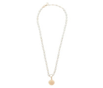 Louise Diamond, Pearl & 14kt Gold Necklace