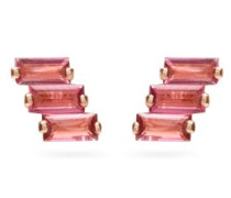 Wave Topaz & 14kt Rose-gold Stud Earrings