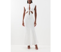 Triqueta Cutout Silk-satin Maxi Dress