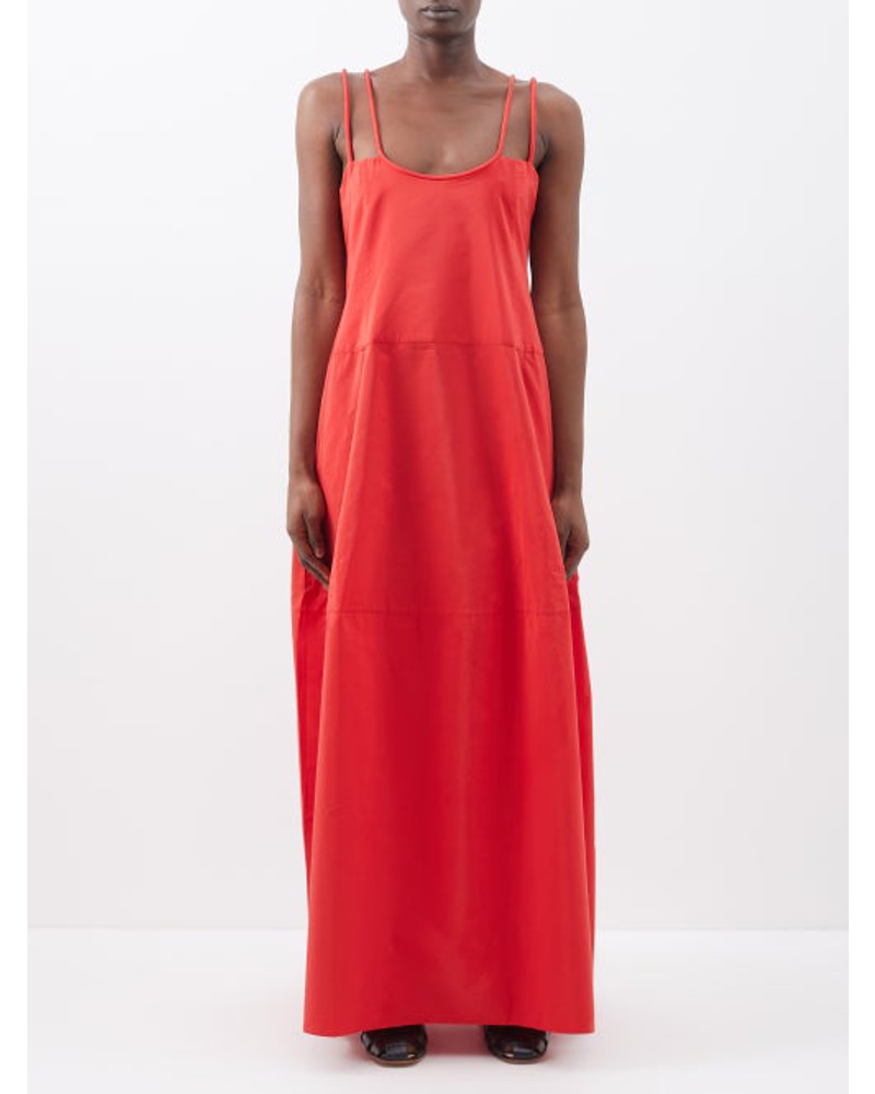 Lee Mathews Damen Peony Silk-blend Maxi Dress