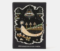 Le Comete Embroidered Book Clutch Bag