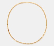 Bar Tennis Diamond & 18kt Gold Necklace