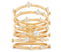 Troupe Diamond & 18kt Gold Ring