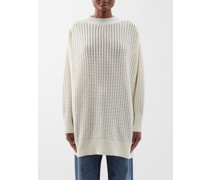 Open-knit Cashmere Sweater