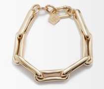 Square-link Xl 14kt Gold Bracelet