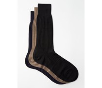 Ensemble de trois paires de chaussettes Rutherford