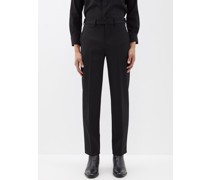 Pantalon fuselé en laine vierge Yann