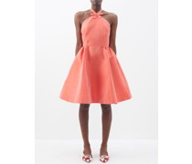 Robe courte sans manches en satin à naud Jones