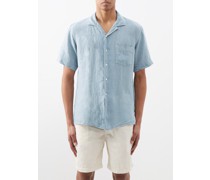 Pat Linen Short-sleeved Shirt