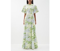 Robe de soirée en coton à imprimé floral Madeline
