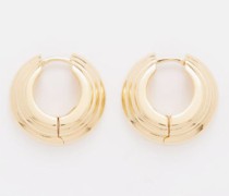 Ellipse 14kt Gold-vermeil Hoop Earrings