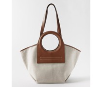 Cala Small Cotton-canvas Tote Bag