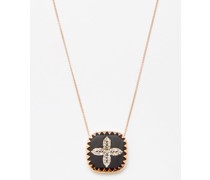 Bowie Diamond, 9kt Gold & 14kt Gold Necklace