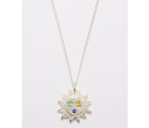 Sunshine Sapphire & Sterling-silver Necklace
