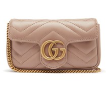 Gg Marmont Mini Matelassé-leather Cross-body Bag